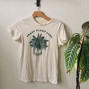 crazy plant lady vintage wash tee